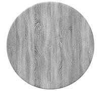 Generisch Mesa redonda Sonoma gris de madera, diámetro 30 x 1,5 cm | Resistente a la intemperie, duradero, minimalista, moderno, para jardín y terraza, fácil de limpiar
