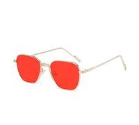 Generisch Metal Fashion Outdoor Vacation Men Women Sunglasses Beach Driving Trend UV400 Sunglasses gift, E, 1