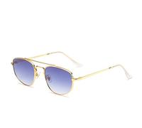 Generisch Metal Retro Punk Fashion Outdoor Holiday Driving Trendy Commuter Sunglasses for Men And Women, E, 1
