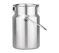 Generisch Milk Jug Made of 304 Stainless Steel with Sealed Lid and Single Handle, Milk Transport Bucket, Wine Bucket, Milk Jug, Milk Canister, Barril, Carrying Jug