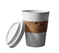 Generisch Mini Coffee Cup Shaped, Garbage Can, Quiet Trash Container, 23,5 x 16,4 x 33,5 cm Large Capacity Storage Basket, for Bathroom, Dorm, Toilet, Patio, Outdoor Spaces Performs Consistently