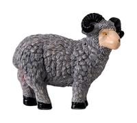 Generisch Mini figuras de ovejas - Figuras de oveja en miniatura de resina decorativas lindas ovejas jardín granja animales del bosque para jardín en miniatura paisaje musgo manualidades, b, Talla