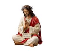 Generisch Mini Jesús Figuras Resina - Functional Lightweight Escultura Espiritual, Sleek, Religiosa, Figura Madre María Para, Hogar Oficina, Mesa de Iglesia | Multiusos al aire libre Interior Utility