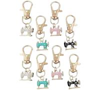 Generisch Mini llaveros de máquina de costura, A Stitch of Memory & Meaning, Vintage Enamel Metal Sewing Charm Keyring for Women Girls Handbag Bag Pendant Gift, 8 unidades, Talla única