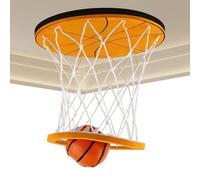 Generisch Minicanasta de baloncesto - Juego de pelota de deporte en el techo, juguete colgante para portería de ballet, para interior y exterior, dormitorio, fiesta, escuela, dormitorio, habitación de