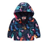 Generisch Mis Chaquetas Casual Impresión con capucha Ropa de abrigo Cremallera Abrigos manga larga a prueba de viento Abrigos con capucha Mujeres, Rosa., 2-3 años