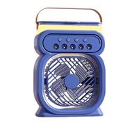 Generisch Mister Fan Ventilador portátil de refrigeración con pulverizador - Dispositivo de refrigeración con depósito de 0,45 L y 3 niveles para dormir, viajes, camping, senderismo