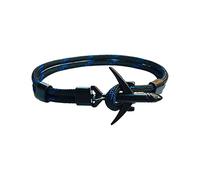 Generisch Mm Perles Phrases Anillas Pulsera de Aviación Náutica Paraguas Cuerda Manguito Brazalete de Acero Regalo de Cumpleaños para Hijo Chico Pulseras Pulsera Para Anillas, Taille unique, Metal