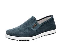Generisch Mocasines planos para hombre, talla 38-45 Eu, zapatos casuales para hombre sin cordones, de pana sin cordones, zapatos de caminar bajos, de un solo color, ligeros, para exteriores y uso