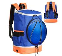 Generisch Mochila de fútbol juvenil - Mochila deportiva | Bolsa de fútbol con compartimento para pelota, mochila grande de fútbol, bolsa de libros de fútbol para baloncesto, voleibol, fútbol