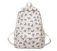 Generisch Mochila de lazo para niñas adolescentes, mochila de regreso a la escuela, mochila para niñas, mochila de día, bolsa de biblioteca universitaria, pequeña bolsa de maquillaje, caqui