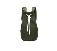 Generisch Mochila de lona de gran capacidad, cesta de cubo, bolsa de deporte y fitness, mochila para bicicleta, mochilas para niñas, adolescentes, escuela (verde negro, talla única)