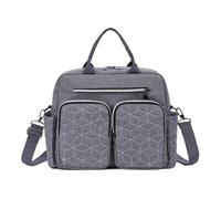 Generisch Mochila de viaje para mamá, mochila escolar, duradera y práctica, de pañales de gran capacidad, de maternidad, para viajes al aire libre, cuidado del hospital, gris, Siehe