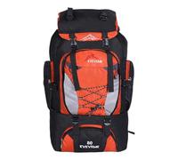 Generisch Mochila escolar al aire libre ocio deporte mochila 80L luz ciclismo mochila nylon viaje senderismo pack unisex, naranja, 80, Mochilas sling
