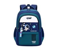 Generisch Mochila escolar infantil, mochila escolar, ligera de hidrógeno con múltiples compartimentos, diseño de dibujos animados para niños y niñas, Verde oscuro., Einheitsgröße, Mochilas duffel