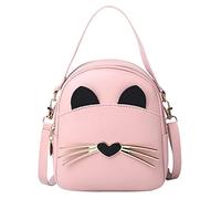 Generisch Mochila multifuncional para mujer, mochila pequeña (rosa, talla única)