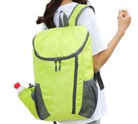 Generisch Mochila para exteriores, 20 l, impermeable, plegable, mochila para exteriores, para montañismo, camping, trekking, excursiones de varios días, verde claro, Siehe Beschreibung