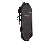 Generisch Mochila para monopatín, impermeable y ajustable, para hombre y mujer, bolso de skate para mujer, para exterior, gimnasio, vida cotidiana, viajes, desplazamientos, esterilla de yoga plegable
