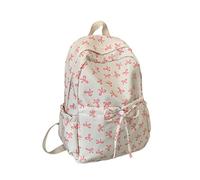 Generisch Mochila para ordenador portátil, mochila infantil, correa para el pecho, equipaje de mano, lazos para niñas adolescentes con comienzo del colegio para niñas, bolsa para libros universitarios