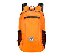 Generisch Mochila plegable colorida Mochila al aire libre Gran Capacidad Ligera Impreso Viaje Deporte Mochila Perros Mochilas Transporte Perros, naranja, Talla única