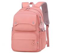 Generisch Mochila portátil para niños, correa de pecho, equipaje de mano, estudiante robusto para el uso diario en la escuela. Diseño funcional elegante para la máxima comodidad Orden, Rosa