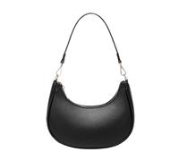 Generisch Moda Mujer Cuero Cara clara Color sólido Bolso de hombro Luna Bolso de hombro, Negro , Einheitsgröße, Mochilas de viaje