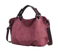 Generisch Moda Unisex Gran Capacidad Moda Bandolera Bandolera Nylon Señoras Bandoleras Para Mujer, Vino, talla única