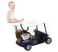Generisch Modelo de carro de empuje - Diecast Metal Golf Cart Modelos,Niños Jugar Vehículo Juguetes Set para Casa de Muñecas Colección Decoración Regalos