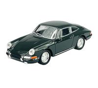 Generisch Modelo de coche compatible con Porsche 911 modelo original Coupe negro 1963-1973 ca 1/34-1/39 modelo de metal coche Die Cast nuevo en caja