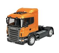 Generisch Modelo de coche compatible con Scania R470 naranja camión camión ca ca 1/32 1:32 modelo de metal coche Die Cast nuevo en caja