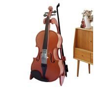 Generisch Modelo de violín de escritorio, réplica de instrumentos en miniatura, diseño detallado de decoración de casa de muñecas, artefacto musical coleccionable, armario de escritorio, vitrina