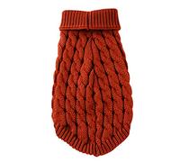 Generisch Moderno jersey de animal de poliéster suave para una calidez acogedora, elegante ropa para mascotas en cualquier época del año (rojo, XL)