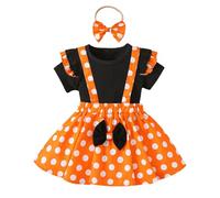 Generisch Modernos trajes para niñas que incluyen conjuntos para el día a día, cómodo vestido de verano aterciopelado elástico para niños pequeños, perfecto para el ocio o el juego, fácil de limpiar
