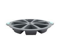 Generisch Molde de silicona con forma triangular de 8 capas, apto para alimentos, molde de silicona para tartas de queso, pan, pizza, pan de maíz, magdalenas, mousse, gelatina, pudines, brownies
