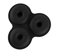 Generisch Molde de silicona para donuts: el molde de silicona hace que sea fácil desmoldar mini moldes para magdalenas y freidoras de aire caliente | para tartas, galletas, bagels, cocinar, preparar