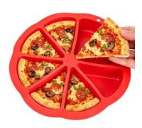 Generisch Molde de silicona para hornear pizza | 8 moldes | molde para magdalenas DIY, para panaderos, principiantes, mujeres, hombres, cumpleaños, vacaciones, reuniones, noche familiar, casa