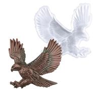 Generisch Molde de silicona para pájaros, forma de animales salvajes, herramienta de fundición de escritorio, accesorios de resina creativa, escenario de visualización interior para artistas con