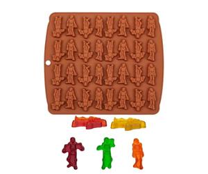 Generisch Moldes de Halloween - Candy Skeleton Mould - Reusable Nonstick Easy Release Silicone Molds for Candy Chocolate Jellies Gummy Holiday Halloween Crafting
