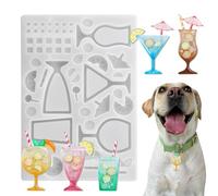 Generisch Moldes de Resina epoxi para fundición de rápida de Silicona, Molde de artesanía, para fundición y moldeo de Resina epoxi para Colgantes, proyectos de Manualidades, Manualidades