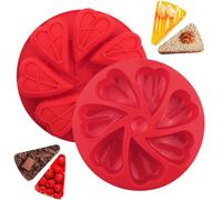 Generisch Moldes de silicona para hornear pasteles, 7 formas de corazón, reutilizables, para hacer caramelos, chocolate, caramelos, jabón y