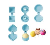 Generisch Moldes para cake epop - Moldes redondos para hacer postres | Herramienta para hornear en casa para bolas de arroz de chocolate Galletas de arcilla suave Holiday Celebrations Wedding