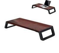 Generisch Monitor Stand Riser - Soporte ergonómico para ordenador con luz RGB y concentrador USB 3.0 | Organizador de escritorio - para PC y portátil, altura de pantalla con puertos, base de impresora