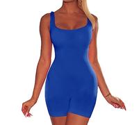 Generisch Mono elegante para mujer, con pierna ajustada, para deporte, de una pieza, sexy, para yoga, de una pieza, sin mangas, sin mangas, para fitness, talla única, a, M