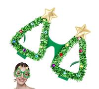 Generisch Monturas de gafas de Navidad purpurina estrella marco gafas