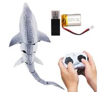 Generisch Mosasaur, juguetes de dinosaurio de agua, juguete de piscina RC | Movimiento de natación realista, estructura de conducción de agua de doble motor, diversión para piscina, juego de baño