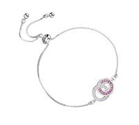 Generisch Mother Daughter Bracelets | Adjustable Brass Jewelry - Double Ring Eternal Intertwined Daughter Bracelet,for Lady Grandma Female Teen Girl Birthday Thanksgiving Party Holiday Festival, Siehe