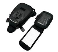 Generisch Motorcycle Tank Bag, Waterproof Magnetic Saddlebag, Transparent Navigation Pocket, Touch Screen Front Pockets Bag, Sturdy Riding Storage Gear for Touring, Ride, Road Trip, Outdoors