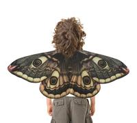 Generisch Motten Wings Cape - Disfraz de Polilla alas de Polilla | Capa de Bufanda de para niñas Alas de Polilla Dress-Up Play Party Favores