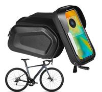 Generisch Mountain Bike Bag - Bolsa para cuadro de bicicleta con pantalla | Large Cycling Small Items Pack Waterproof Hard Shell Pack for Cycling Gear