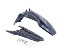 Generisch Mud Guards - Cubierta protectora de fibra de carbono para motocicleta, delantero trasero | Solución universal portátil para moto de cross Riding Outdoor Driveway Use, Dirt Protection
